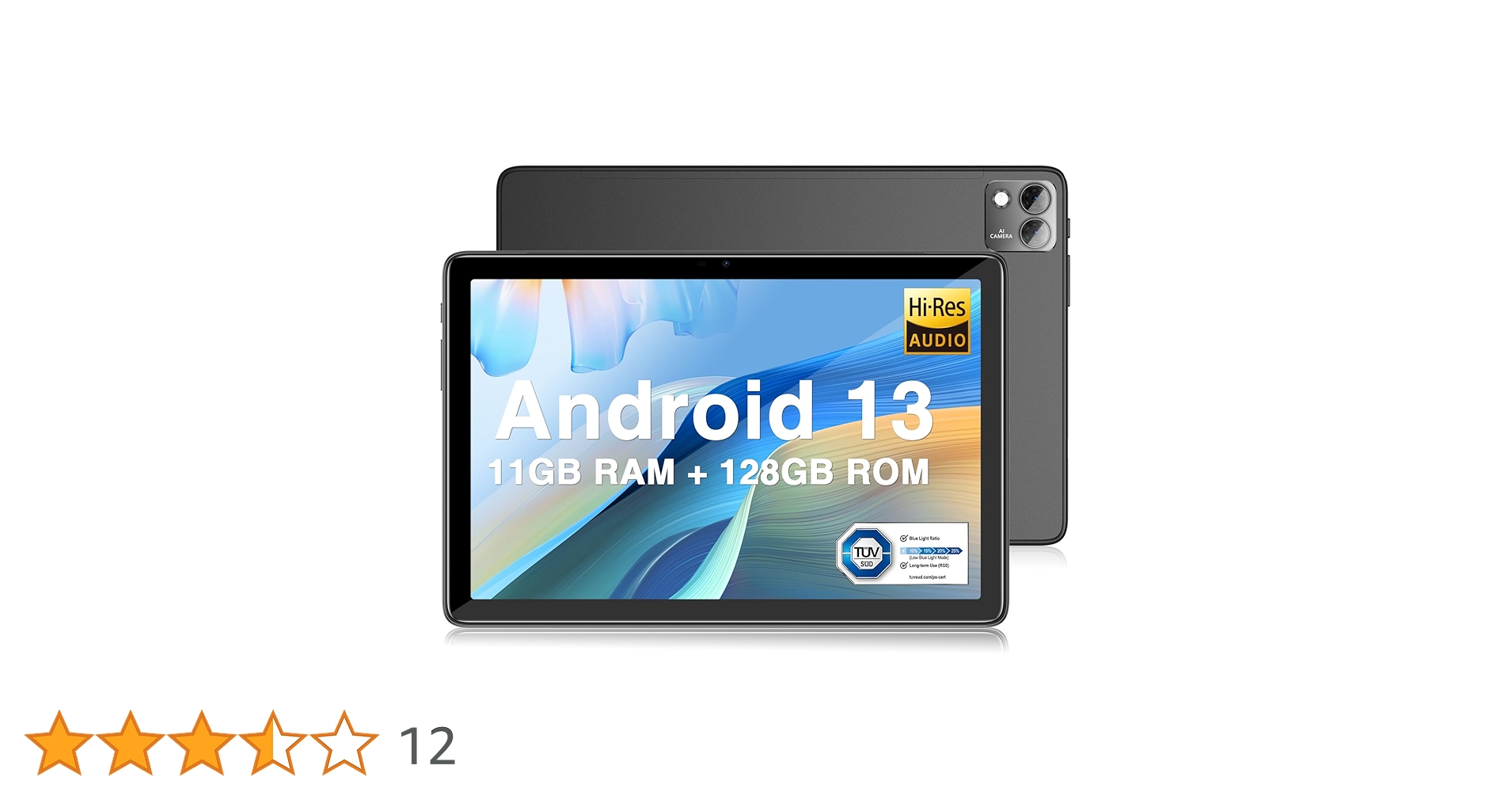 DOOGEE T10S 10 Inch Tablet, 11GB(6+5GB) RAM+128GB ROM 1TB TF